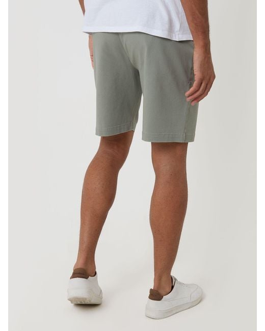 Threadbare Stretch-Chinoshorts in Gray für Herren