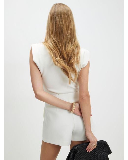 River Island White Wrap Front Skort