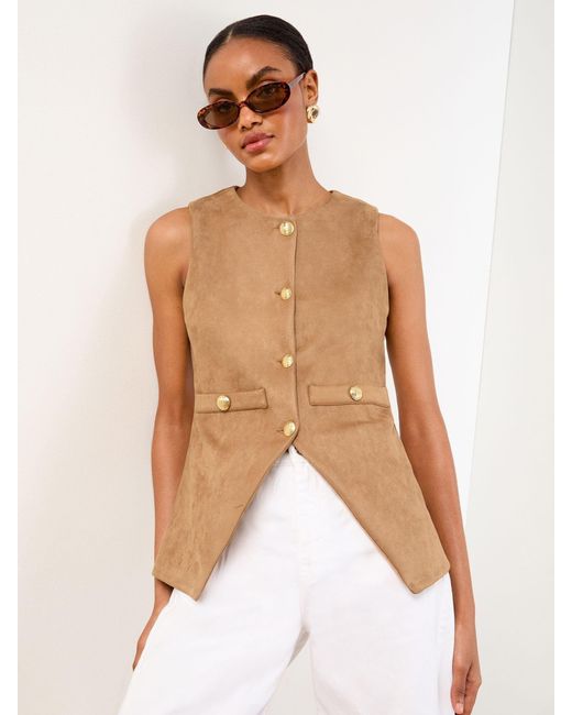 Lipsy White Waistcoat
