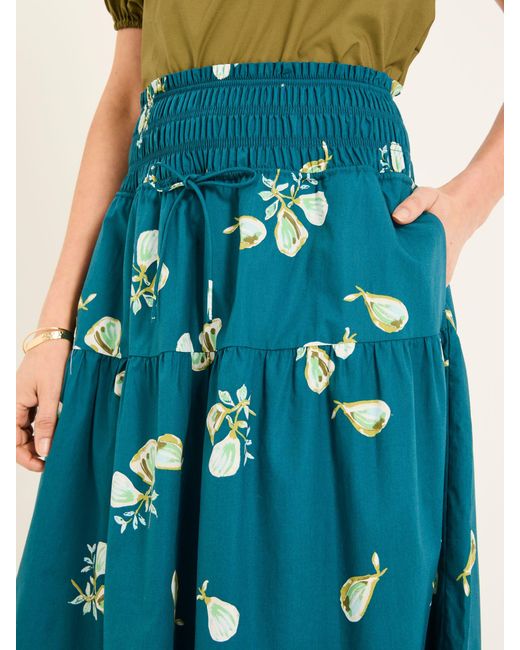 FatFace Blue Fatface Ricky Midi Skirt