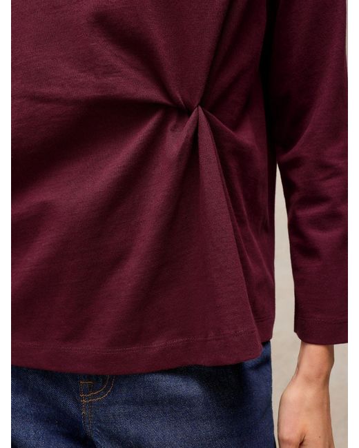 White Stuff Purple Grace Twist Top