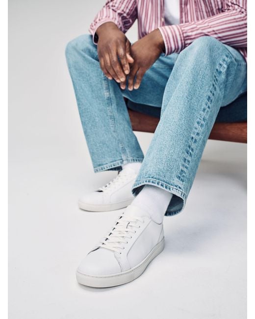 Next Natural Leather Trainers for men