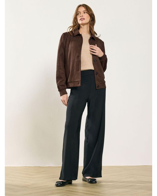 M Com Brown Button Through Jacket