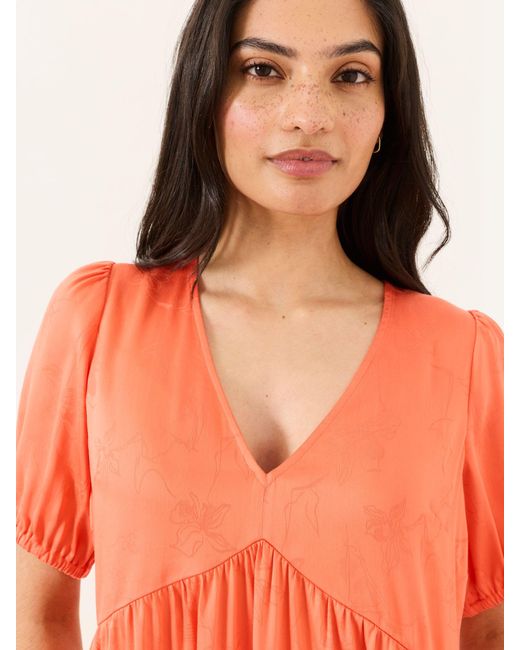 FatFace Red Fatface Remi Petite Midi Dress