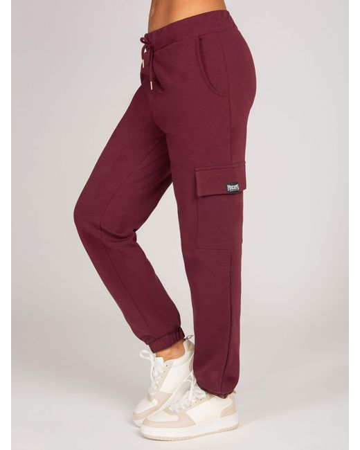 Pineapple Red Cargo Joggers