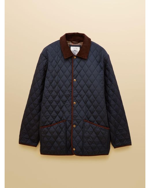 Joules Blue Quilted Jacket for men