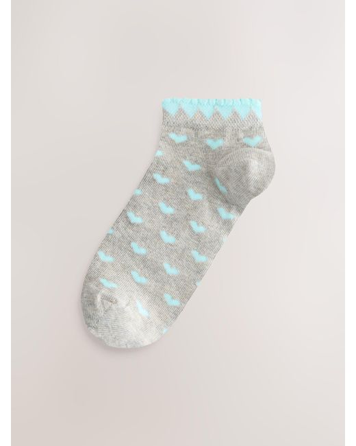 Next White Trainer Socks 4 Pack