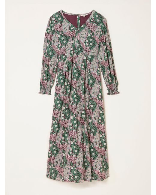 FatFace Multicolor Fatface Petite Japanese Rose Midi Dress