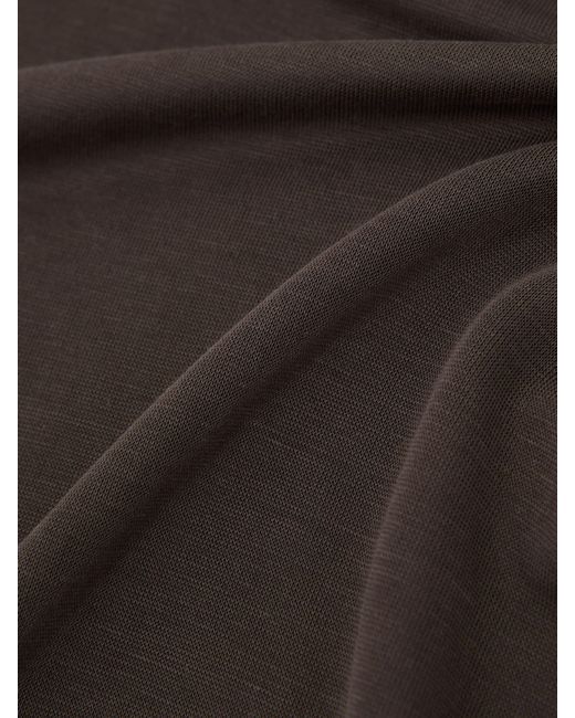 Reiss Multicolor Lyocell-Blend Funnel-Neck Top