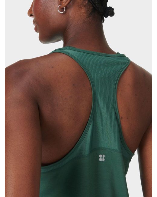 Sweaty Betty Green Breathe Easy Run Vest