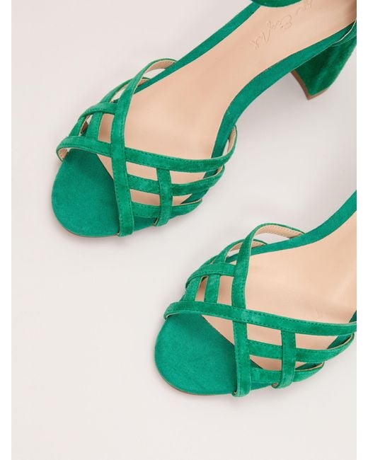Phase Eight Green Phase Eight High Block Sandals