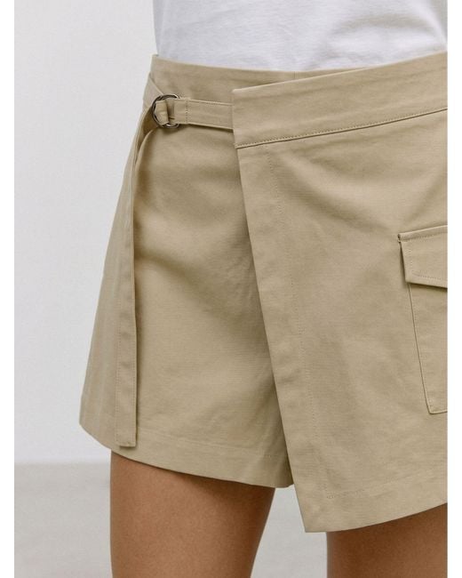 Vero Moda Natural Cargo Skort