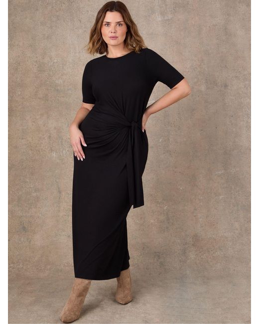 midaxi dress with short sleeves Bridesmaids Marlow Midaxi Dress V-Neck Flutter Sleeve