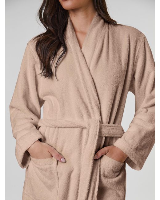 Loungeable Natural Classic Towelling Robe