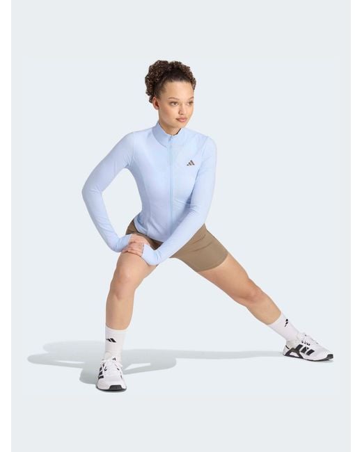 Adidas Blue Light Studio Full Zip Jacket