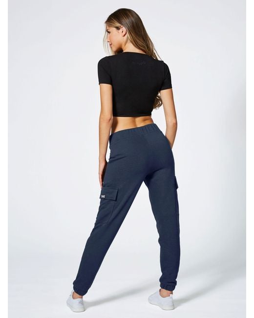 Pineapple Blue Cargo Joggers