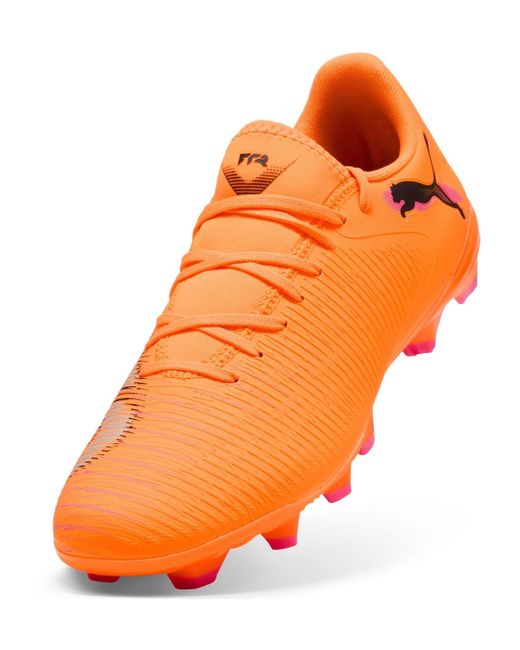 PUMA Orange Future 8 Play Firm Ground Football Boots for men