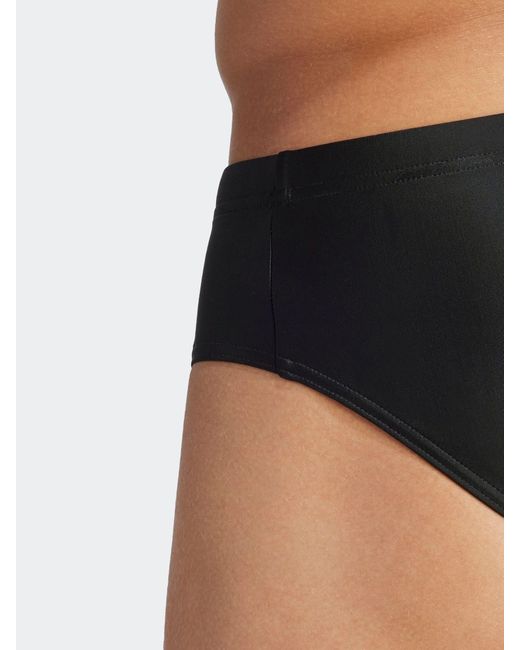 Adidas Black Solid Swim Trunks for men