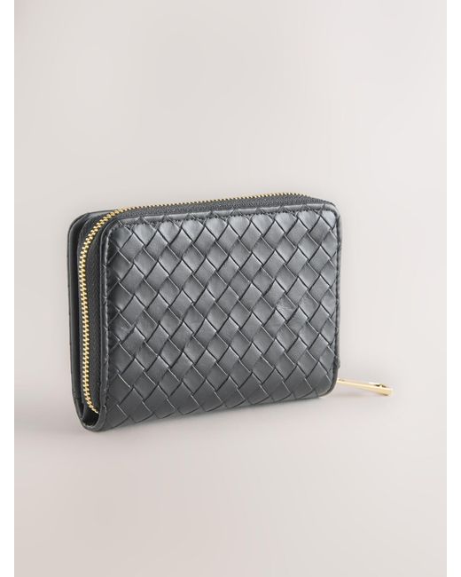 Next Gray Weave Midi Purse