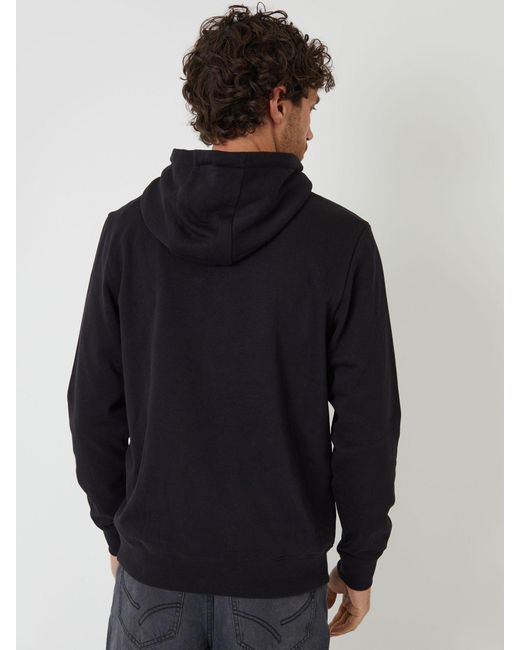 Threadbare Black Hoodie for men