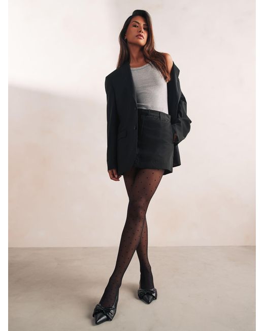 Next Natural Spot Pattern Tights 1 Pack