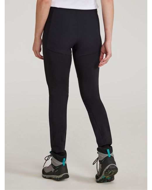 Mountain Warehouse Black Etna Water Resistant Uv Max Leggings