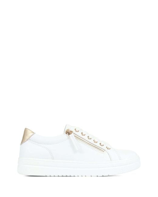 Pavers White Chunky Platform Trainers