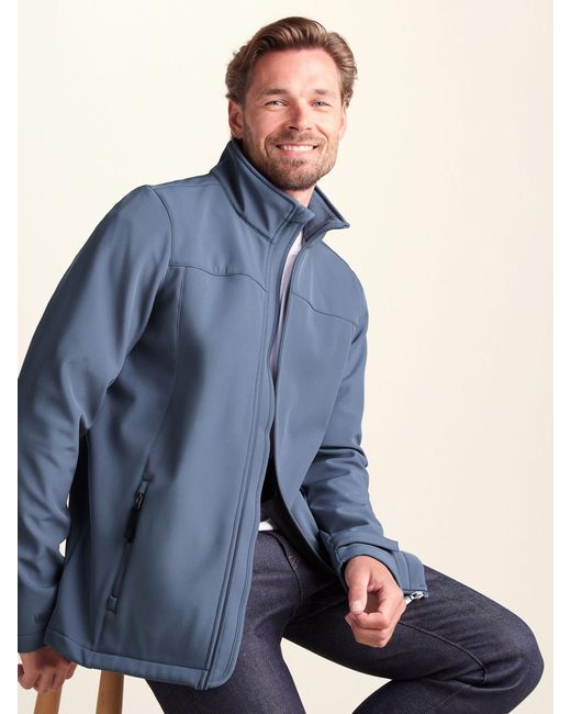 TOG24 Blue Feizor Softshell Waterproof Jacket for men