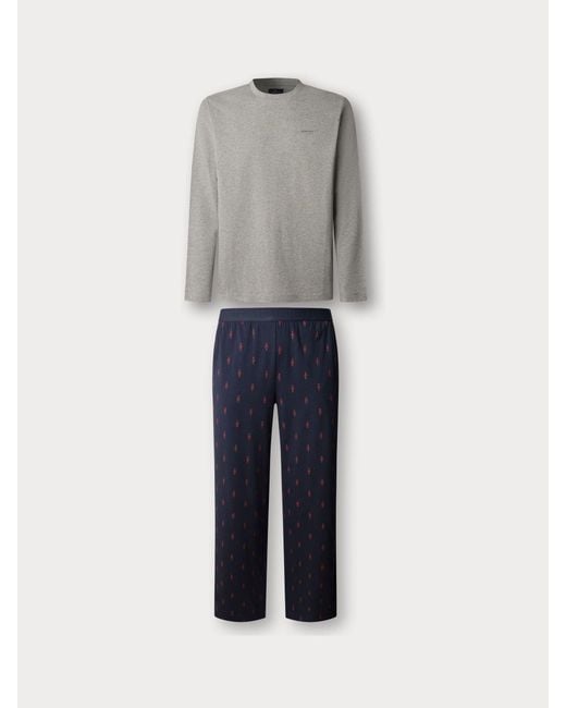 Hackett Blue Nutcracker Pyjamas for men