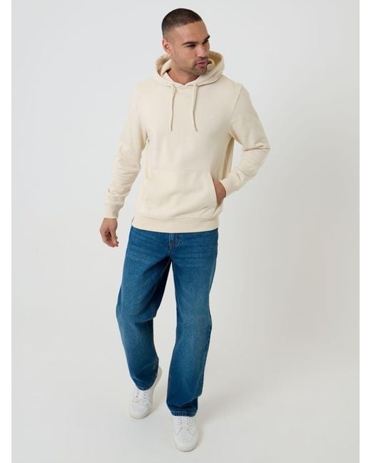 Threadbare Natural Hoodie for men