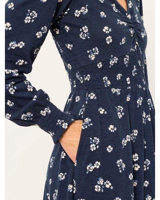 FatFace Blue Fatface Sophie Petite Jersey Dress