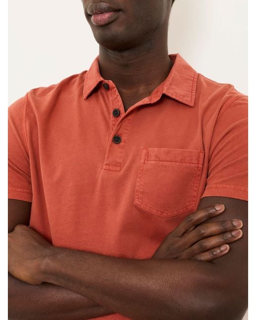 FatFace Red Fatface Stoke Polo Shirt for men