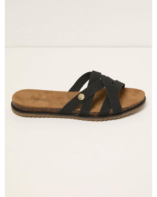 FatFace Brown Strappy Sandal