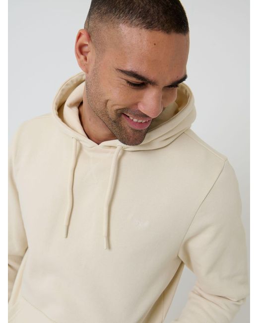 Threadbare Natural Hoodie for men