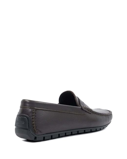 Dune White Brackley Moccasins for men