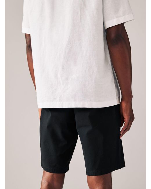 Next Black Slim Fit Stretch Chino Shorts 2 Pack for men