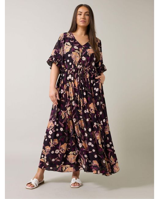 Evans White Crinkle Boho Dress