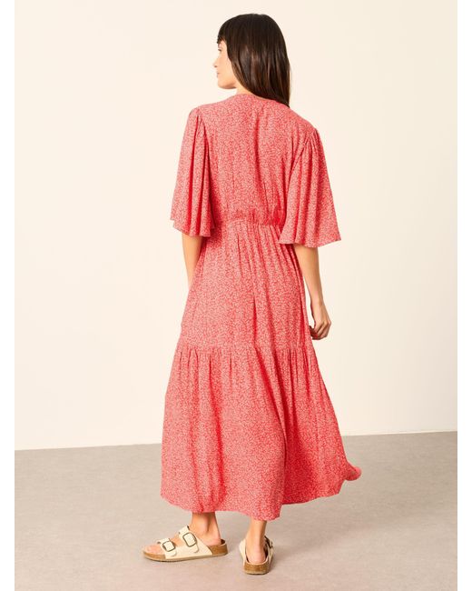 FatFace Pink Fatface Paige Petite Midi Dress