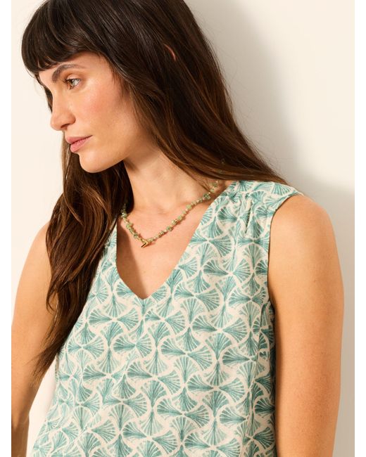FatFace Green Fatface Etta Cami