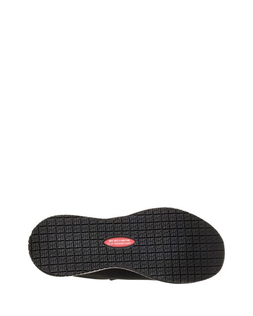 Skechers Black Squad Rutschfeste Arbeitstrainer