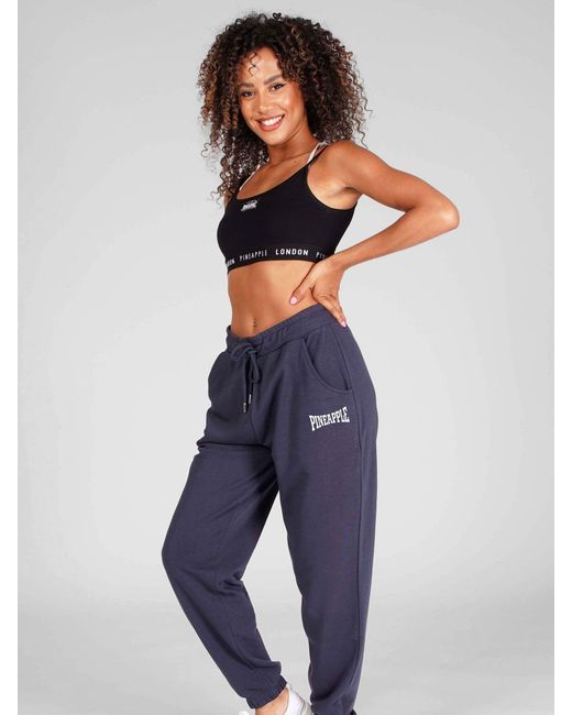 Pineapple Blue Oversized Pocket Cuffed Joggers
