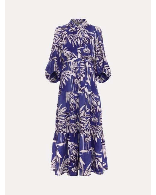 Phase Eight Purple Coralie Shirt Dress
