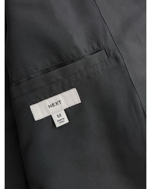 Next Black Shower Resistant Bomber Jacket for men