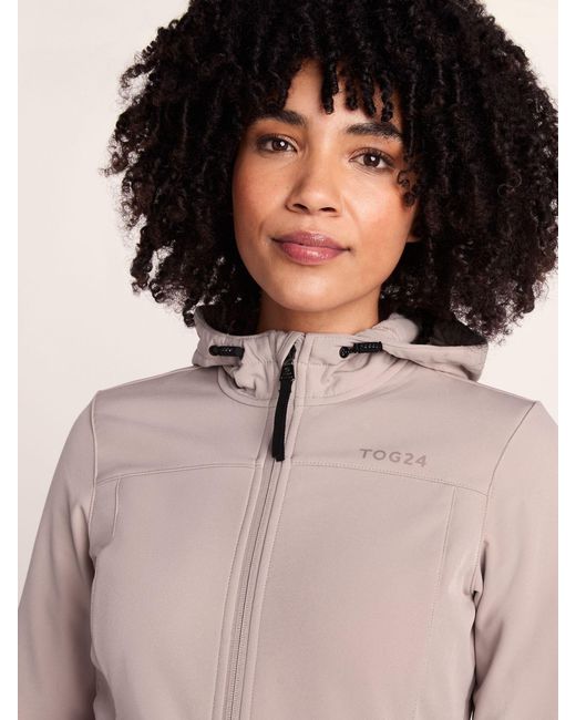 TOG24 Pink Tog 24 Keld Shower Resistant Hooded Softshell Jacket