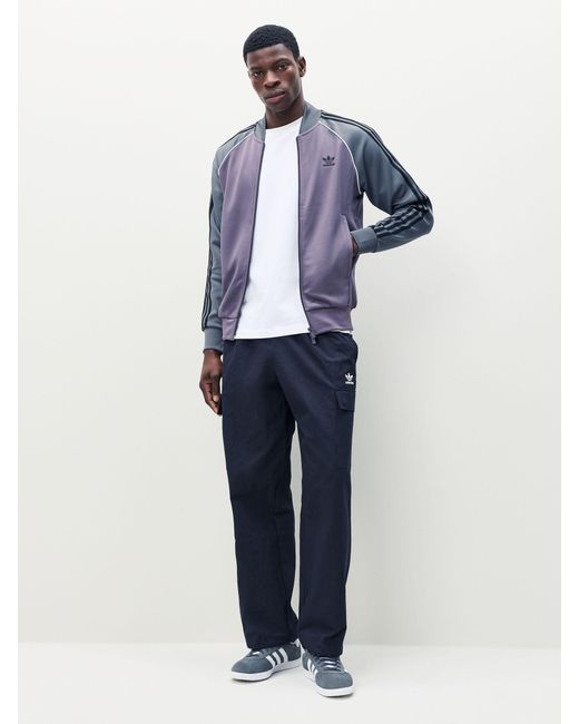 Adidas Originals Gray Adicolor Classics Sst Track Jacket for men