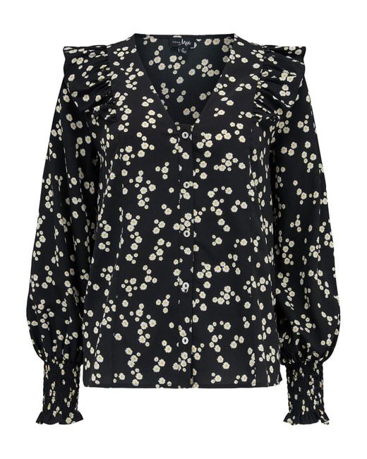 Pour Moi Black Maggie Blouse
