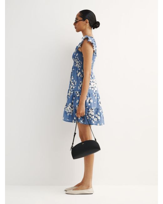 Rixo Blue Amelia Bouquet Sidney Dress