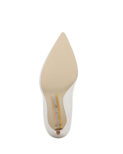 Sam Edelman White Hazel Pointed Toe Heels