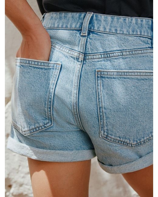 Next Blue Denim Shorts