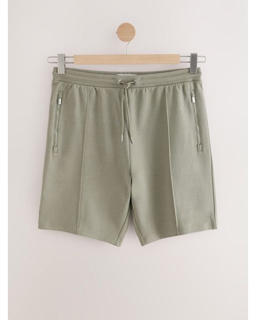 Next Natural Smart Zip Pocket Jersey Shorts for men